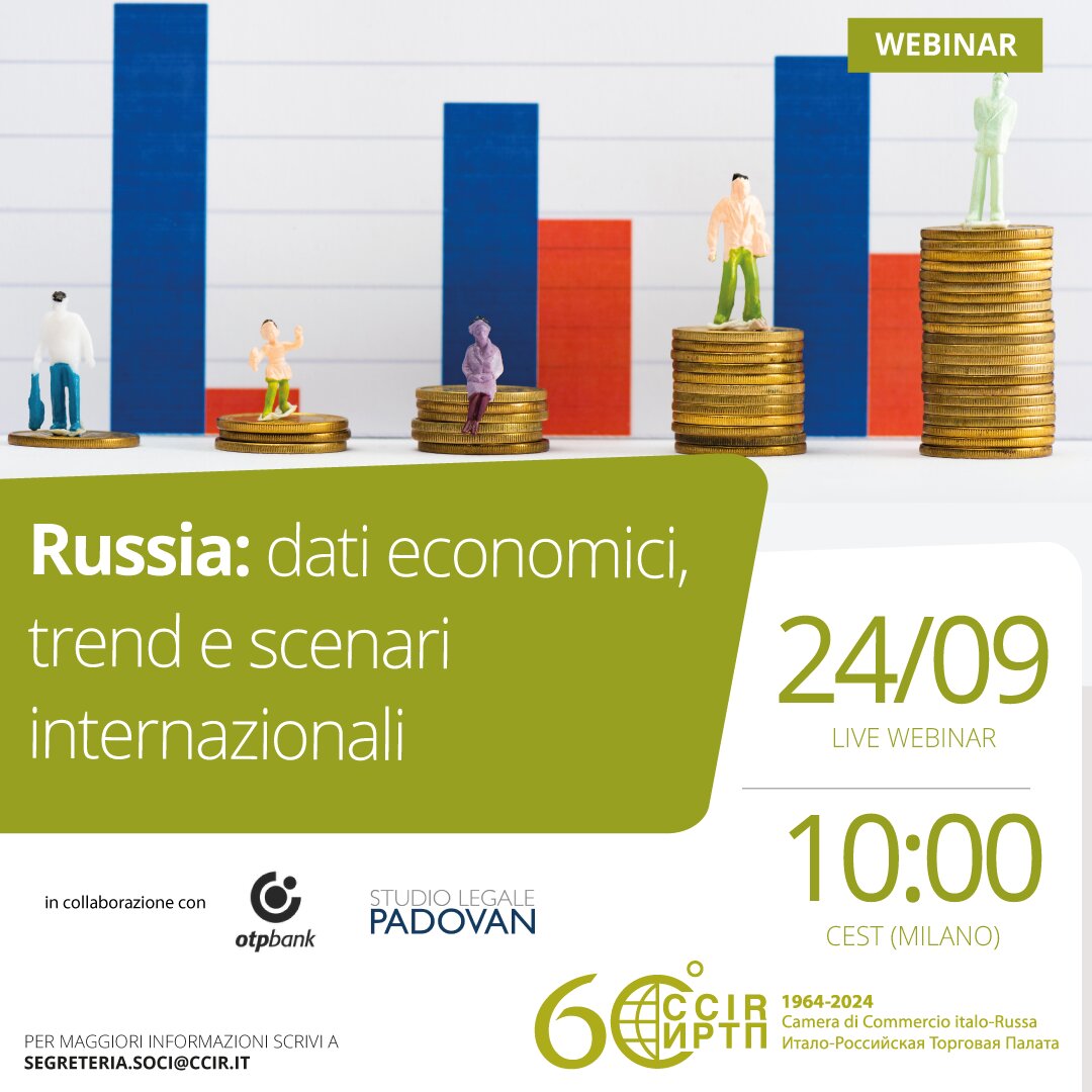 Webinar “Russia: dati economici, trend e scenari internazionali”